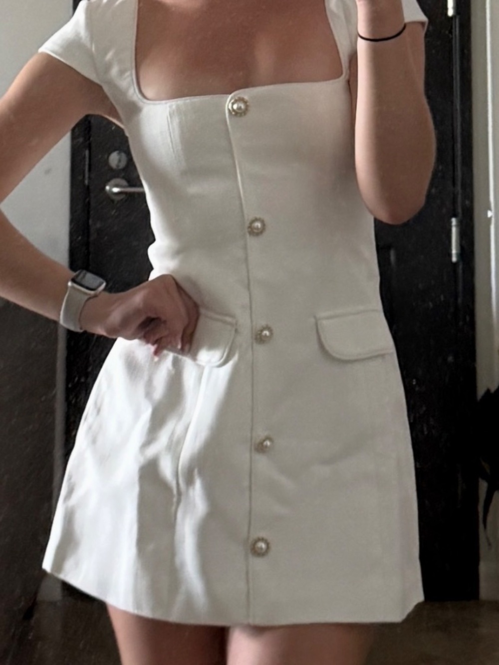 White Showpo Graduation Dress - Picture 3 of 3